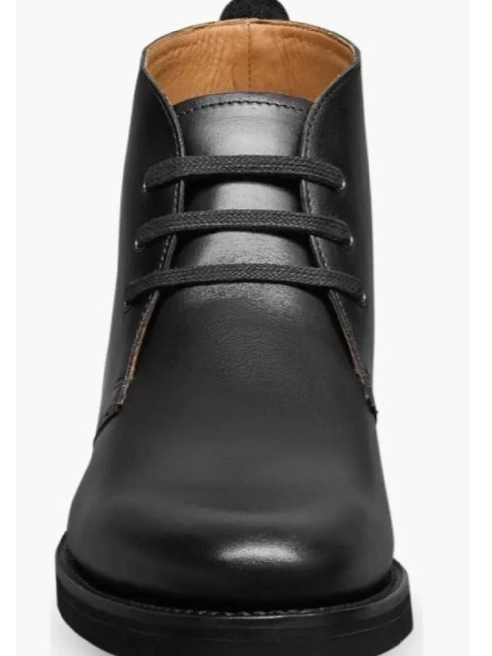 Allen Edmonds Mens Black Leather Donovan Lace Up Chukka Boot Sz 8 D New